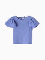 Топ из муслина для девочки KAFTAN, рост 116 см, фиолетовый