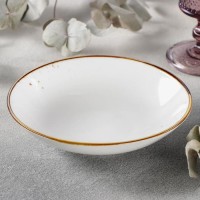 Салатник Magistro «Церера», 400 мл, d=16,2 см, цвет оранжевый