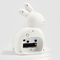 Часы - будильник настольные «Зайчик» детские, плавный ход, 13.5×18 см, АА