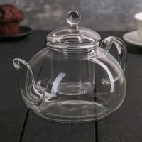 Чайник заварочный «Валенсия», 1,1 л, 21,5×15,5×13,5 см, со стеклянным ситом