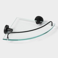 Полка для ванной угловая Stölz Loft basic, стекло