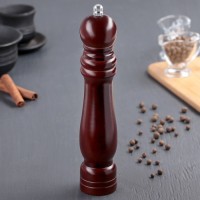 Мельница, 13×4,5 см, металлический механизм, цвет тёмное дерево