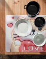 Коврик для дома Доляна Love, влаговпитывающий, 40×60 см