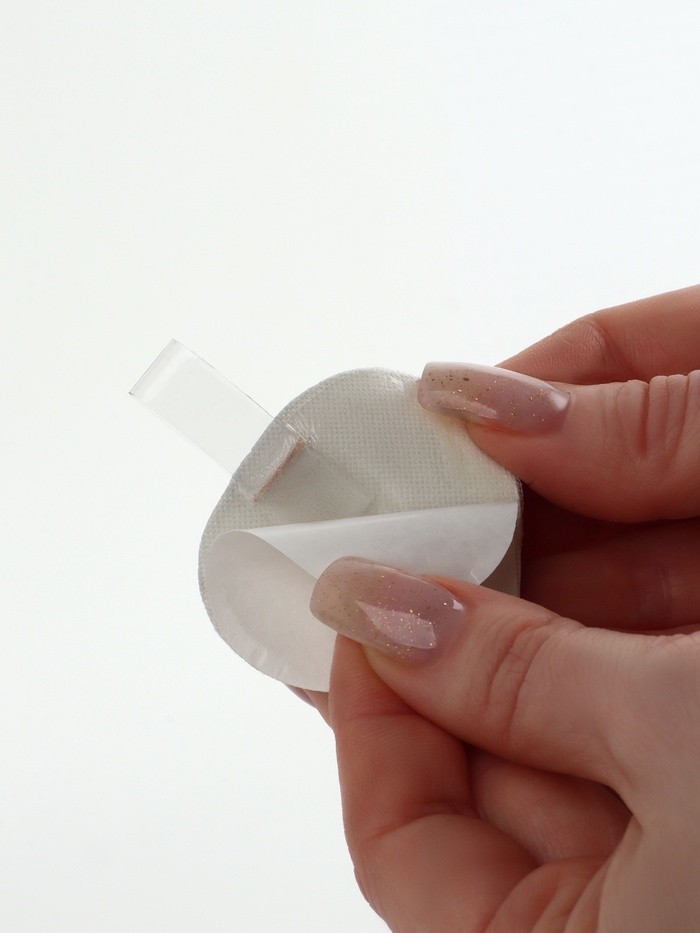 Пяткоудерживатели с петелькой, 5.8×4.4 см, бежевые