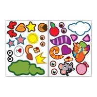 Наклейки развивающие набор «Наклей-ка», 7 шт. по 12 стр.