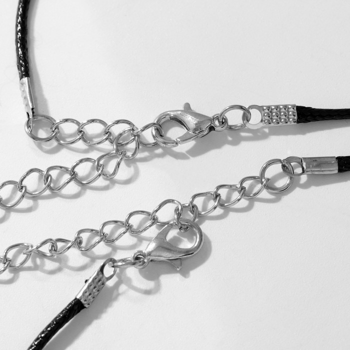 Кулоны парные на магните «Месяц и солнце в сердце», 40 см, цвет золото