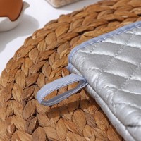 Набор прихваток «Профи», 2 шт, 29,5×15 см, цвет серый