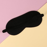 Маска для сна «Пончики» 19,5 × 8,5 см, резинка одинарная, цвет розовый