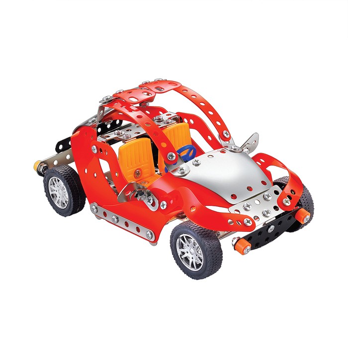 Конструктор металлический «Спортмобиль», 4 в 1, 226 деталей