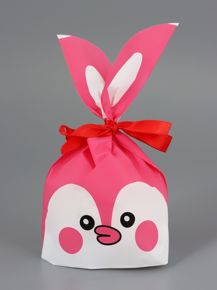 Пакет полиэтиленовый подарочный с ушками «Удивление», 13×23 см