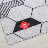 Коврик придверный Доляна «Соты», грязезащитный, вырезной, 80×120 см