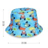 Панама детская для мальчика «Машинки», голубая, р-р 52-54