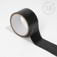 Лента-скотч БДСМ, для связывания, чёрная, 10 метров