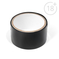 Лента-скотч БДСМ, для связывания, чёрная, 10 метров