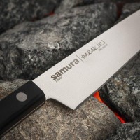 Нож кухонный Samura HARAKIRI, для овощей, лезвие 10 см, чёрная рукоять