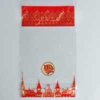 Упаковка под кулич, донная складка, 17×28.4 см, 25 мкм