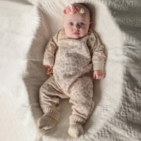 Комбинезон вязаный Крошка Я Leo Baby, рост 62-68 см