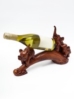 Подставка под бутылку TAKE IT EASY «Два слона», полистоун под дерево, 36×10×25 см