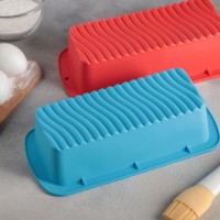 Форма для выпечки Доляна «Хлеб. Полосы», 26×12,5×7 см, цвет МИКС