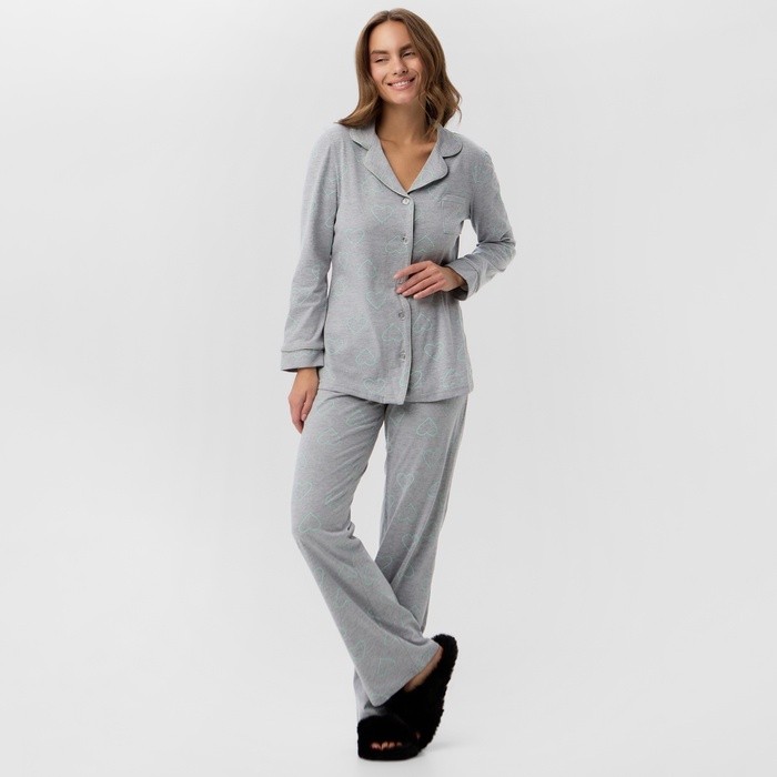 Пижама женская (рубашка и брюки) KAFTAN "Fresh" р. 52-54