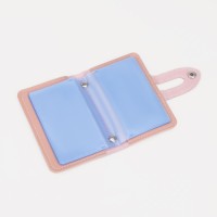 Визитница на кнопке, 26 карт, цвет чёрный