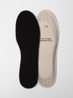 Стельки для обуви, универсальные, влаговпитывающие, р-р RU до 46 (р-р Пр-ля до 46), 29 см, пара, чёрные