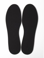 Стельки для обуви, универсальные, влаговпитывающие, р-р RU до 46 (р-р Пр-ля до 46), 29 см, пара, чёрные