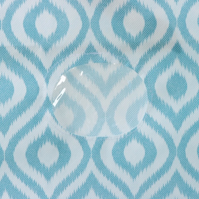 Чехол для одежды Доляна «Лагуна», ПВХ окно, 60×90 см, бирюзовый