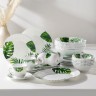 Сервиз столовый Доляна «Лист папоротника», 37 предметов