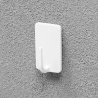 Крючки самоклеящиеся, круглые, с системой бесследного удаления, набор, 2.2×3.5 см, 4 шт.