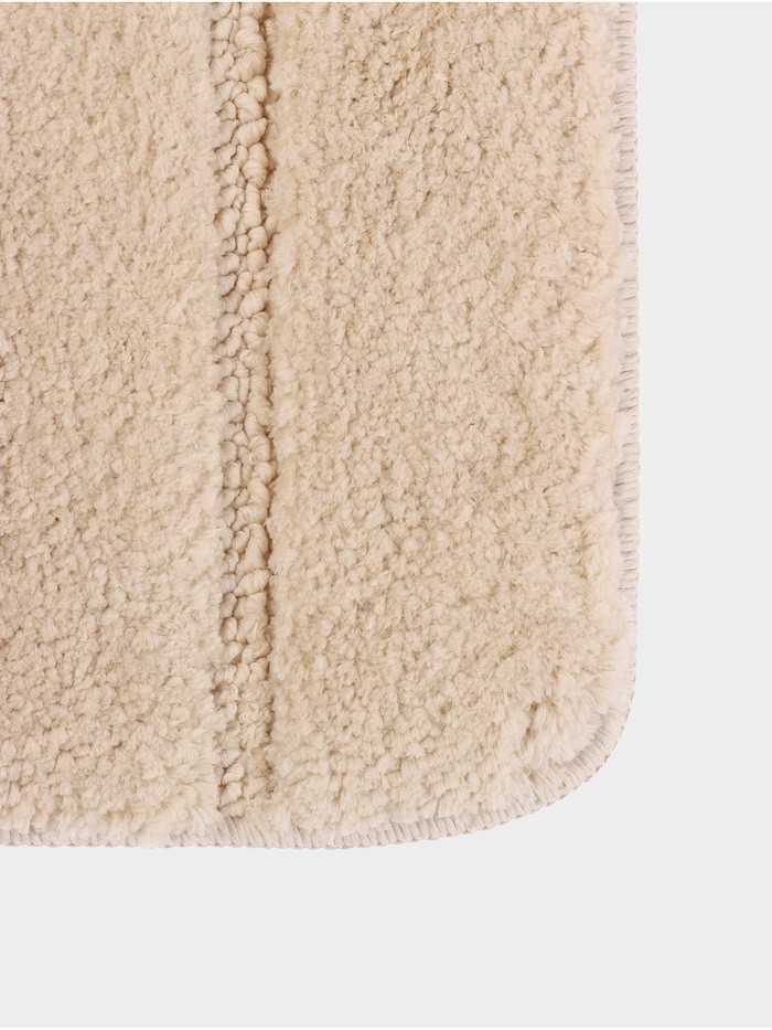 Коврик Savanna, 50×80 см, ворс 1 см, микрофибра, бежевый