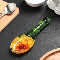 Подставка под ложку Доляна «Хризантема», 21×7,5 см