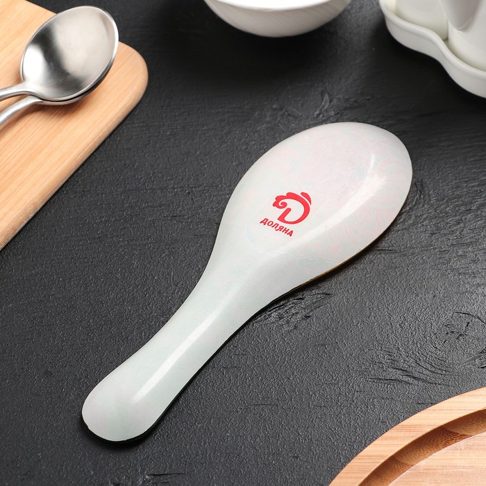 Подставка под ложку Доляна «Хризантема», 21×7,5 см