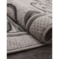 Ковёр овальный Silver d230, размер 180x350 см, цвет light gray