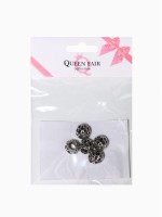 Разделители для бусин «Бесконечность», цвет серебро