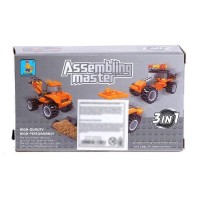Конструктор «Стройтехника», 3 варианта сборки, 57 деталей