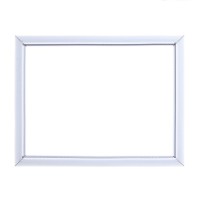 Рама для картин (зеркал) 30×40×2.8 см, пластиковая, Calligrata белая/золото