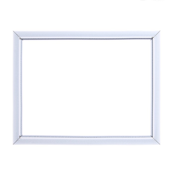 Рама для картин (зеркал) 30×40×2.8 см, пластиковая, Calligrata белая/золото