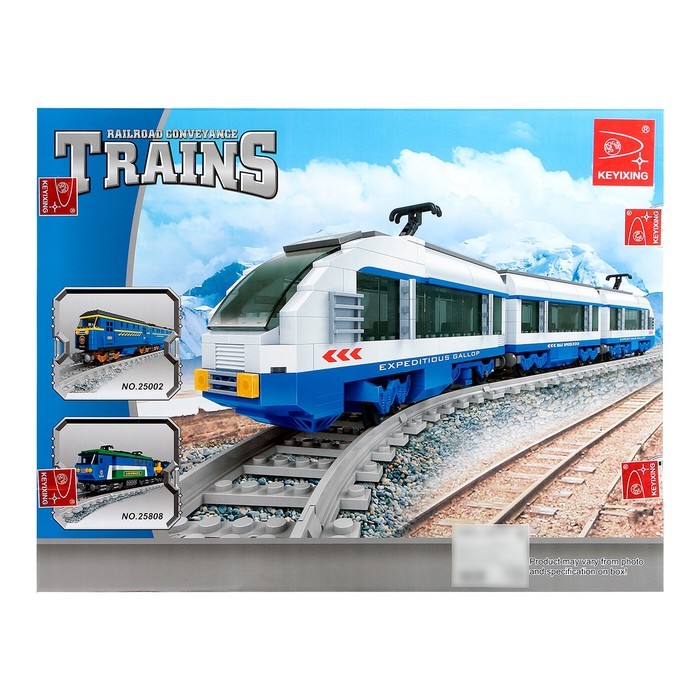 Конструктор «Скоростной электропоезд», 681 деталь Конструктор «Скоростной электропоезд», 681 деталь