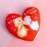 Магнит «Я люблю тебя», сердечко, 9 см.
