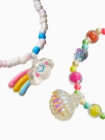 Браслеты детские «Выбражулька. Жемчужина желаний», набор 2 шт. цветной