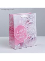 Пакет подарочный ламинированный, упаковка, «Нежные мечты», 31×40×11.5 см