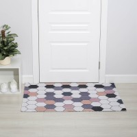 Коврик придверный Доляна «Лофт», вырезной, грязезащитный, 80×120 см