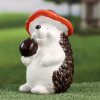 Фигурка "Ежик с яблочком" 10х11х18см