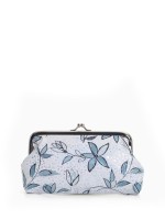 Косметичка на фермуаре, цвет серый