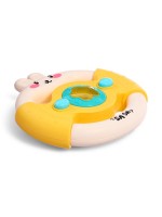 Музыкальный руль «Малыш зайчик», звуковые и световые эффекты, жёлтый