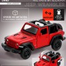 Машина металлическая JEEP WRANGLER, 1:32, инерция, цвет матовый красный