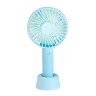 Портативный ручной вентилятор Luazon LOF-02, 3 скорости, на аккумуляторе, 800 мАч, бирюзовый