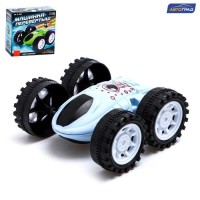 Перевертыш инерционный «Машинка-перевертыш», цвет зелёный