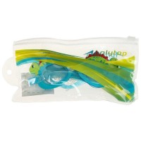 Очки для плавания детские «Динозаврик» + берушки, цвет голубой